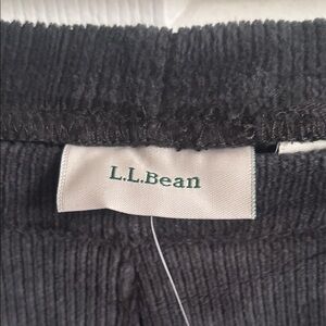L.L. Bean Charcoal Corduroy Trousers
